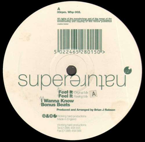 Cover Supernature - Feel It (12) Schallplatten Ankauf