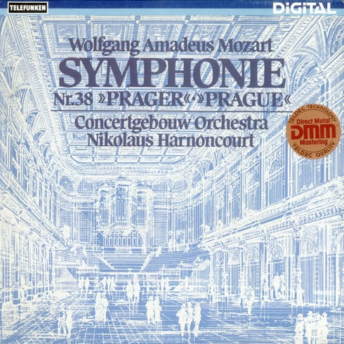 Cover Mozart* - Concertgebouw Orchestra*, Nikolaus Harnoncourt - Symphonie No. 38 »Prager« = »Prague« (LP) Schallplatten Ankauf