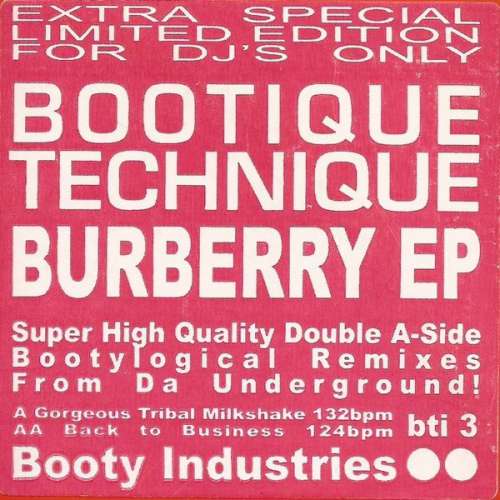 Cover Bootique Technique - Burberry EP (12, EP, Ltd, S/Edition, W/Lbl) Schallplatten Ankauf