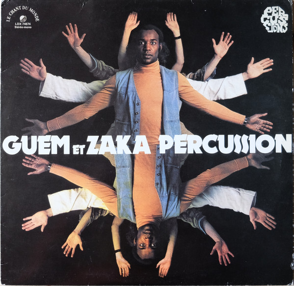 Cover Guem Et Zaka Percussion - Guem Et Zaka Percussion (LP, Album, Ora) Schallplatten Ankauf