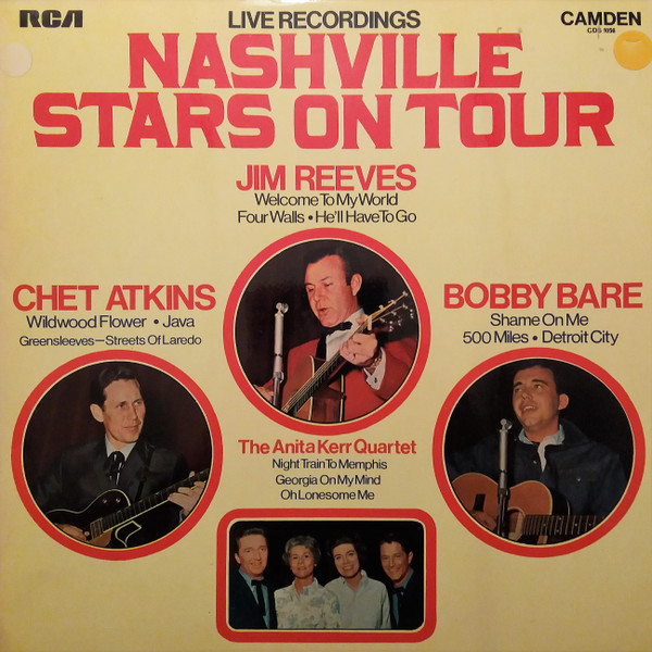 Bild Chet Atkins / Bobby Bare / Jim Reeves / The Anita Kerr Singers - Nashville Stars On Tour (Live Recordings) (LP, Album) Schallplatten Ankauf