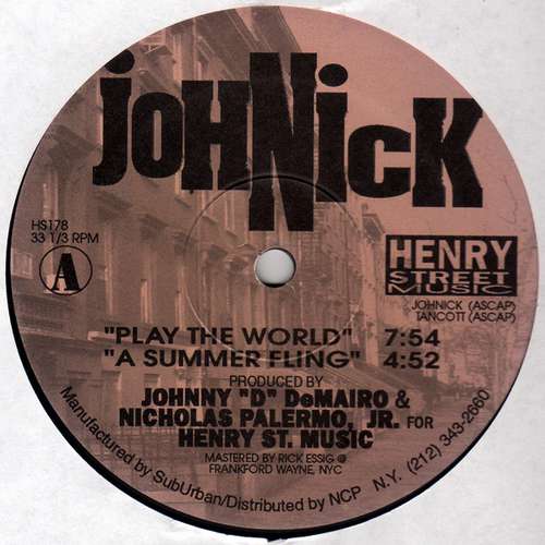 Cover JohNick - Play The World (12) Schallplatten Ankauf