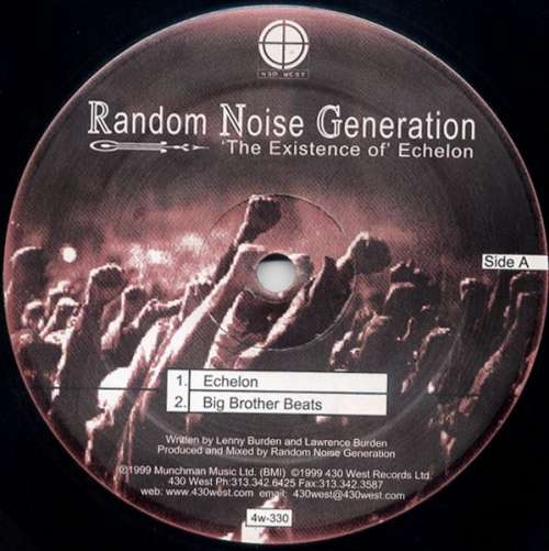 Cover Random Noise Generation - 'The Existence Of' Echelon (12) Schallplatten Ankauf