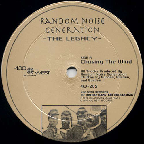 Cover Random Noise Generation - The Legacy (12) Schallplatten Ankauf