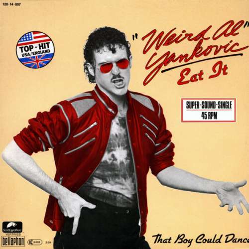 Cover Weird Al Yankovic - Eat It (12, Single) Schallplatten Ankauf