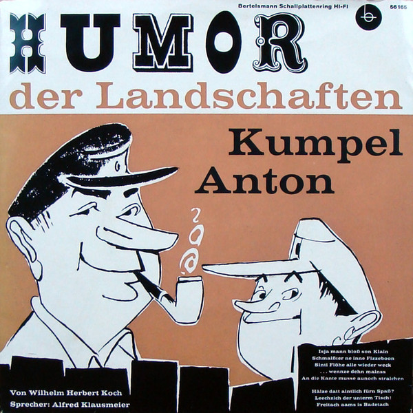 Cover Alfred Klausmeier - Kumpel Anton (7) Schallplatten Ankauf