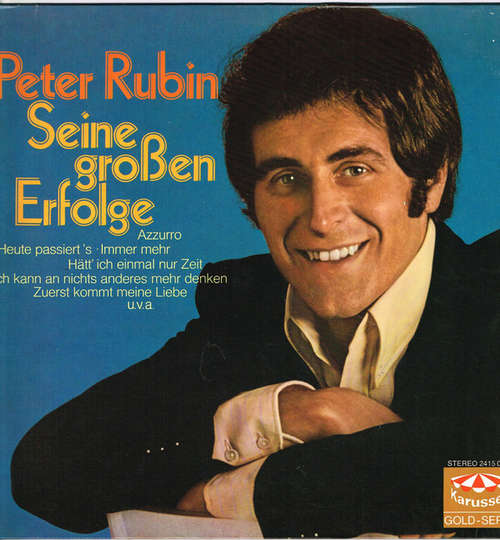 Cover Peter Rubin - Seine Großen Erfolge (LP, Comp) Schallplatten Ankauf