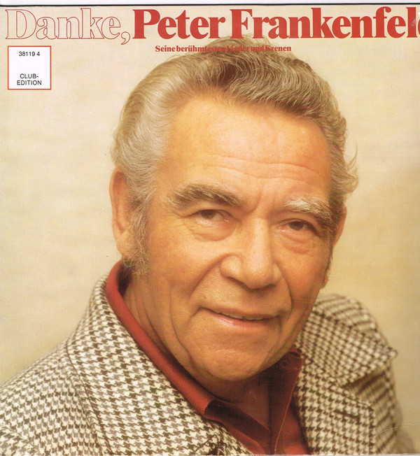 Cover Peter Frankenfeld - Danke, Peter Frankenfeld (Seine Berühmtesten Lieder Und Szenen) (LP, Comp, Club) Schallplatten Ankauf