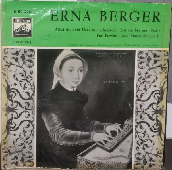 Bild Erna Berger, Bach*, Schubert* - Willst Du Dein Herz Mir Schenken / Bist Du Bei Mir / Die Forelle Op. 32 / Ave Maria (7) Schallplatten Ankauf
