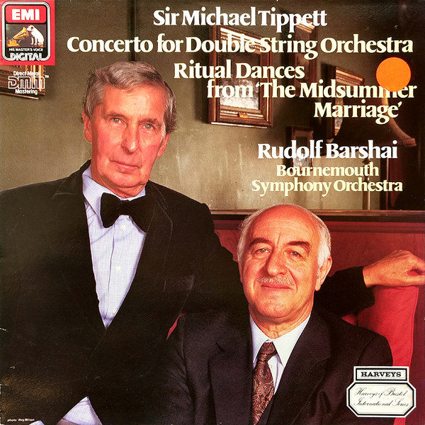 Cover Sir Michael Tippett, Bournemouth Symphony Orchestra, Rudolf Barshai - Concerto For Double String Orchestra /Ritual Dances From The Midsummer Marriage (LP) Schallplatten Ankauf