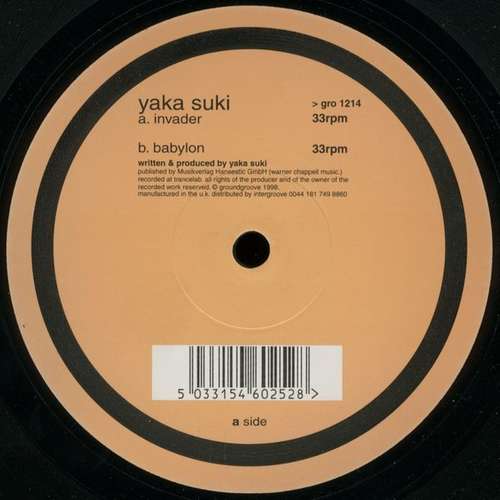 Cover Yaka Suki - Invader (12) Schallplatten Ankauf