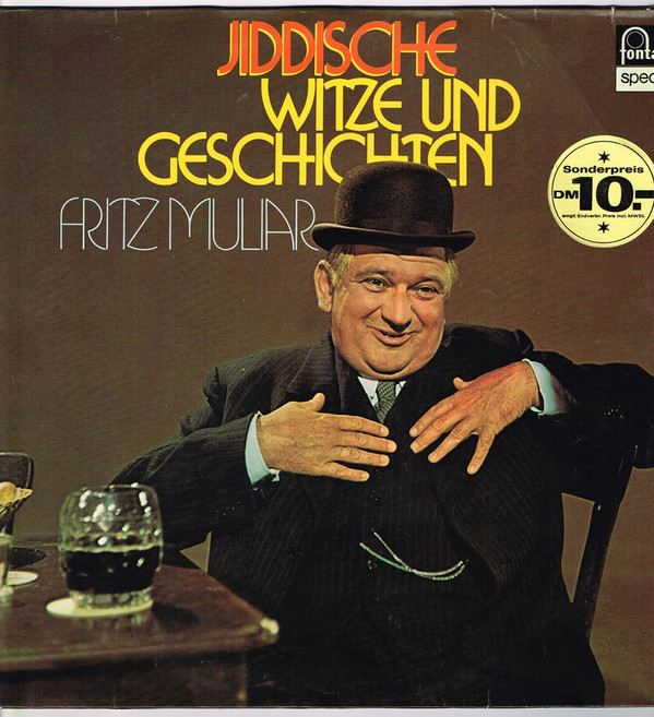 Cover Fritz Muliar - Jiddische Witze Und Geschichten (LP, Album) Schallplatten Ankauf