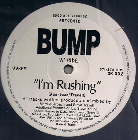 Cover Bump - I'm Rushing (12) Schallplatten Ankauf