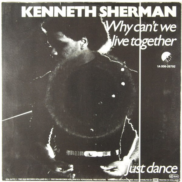 Cover Kenneth Sherman - Why Can't We Live Together / Just Dance (7, Single) Schallplatten Ankauf