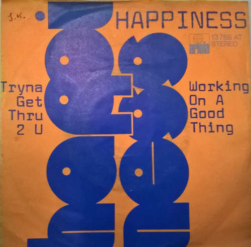 Cover Happiness (13) - Tryna Get Thru 2 U / Working On A Good Thing (7, Single) Schallplatten Ankauf