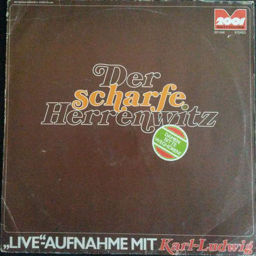 Cover Karl-Ludwig - Der Scharfe Herrenwitz (Damen Bitte Weghören) (LP) Schallplatten Ankauf