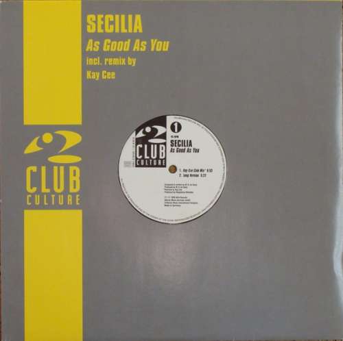 Cover Secilia - As Good As You (12) Schallplatten Ankauf