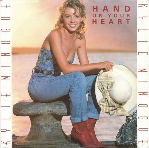 Cover Kylie Minogue - Hand On Your Heart (7, Single) Schallplatten Ankauf
