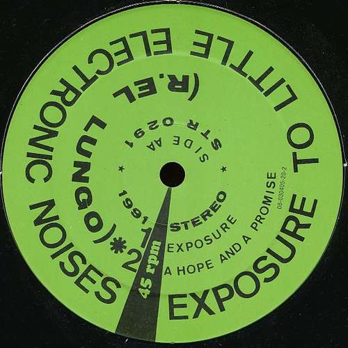 Cover Exposure To Little Electronic Noises Schallplatten Ankauf