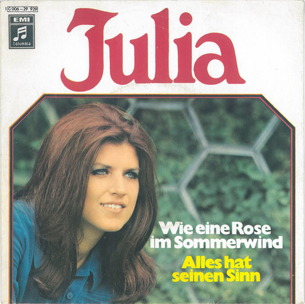 Cover Julia (66) - Wie Eine Rose Im Sommerwind (7, Single) Schallplatten Ankauf