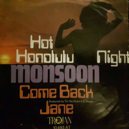Cover Monsoon (8) - Hot Honolulu Night (7, Single) Schallplatten Ankauf