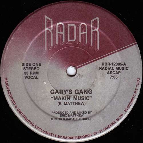 Cover Gary's Gang - Makin' Music (12) Schallplatten Ankauf