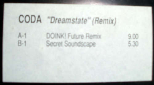 Cover Coda (7) - Dreamstate (Remix) (12, W/Lbl) Schallplatten Ankauf