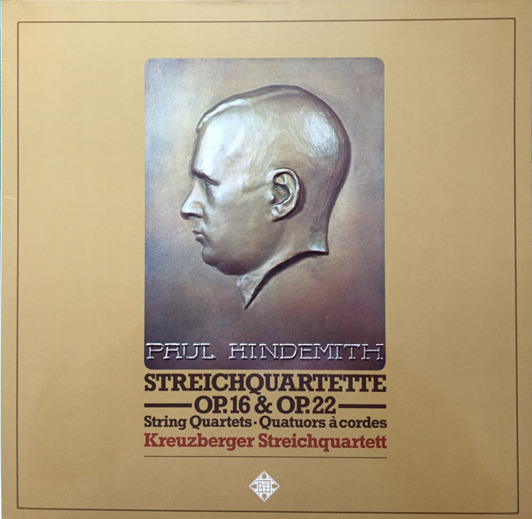 Cover Paul Hindemith, Kreuzberger Streichquartett - Streichquartette Op. 16 & Op. 22 (LP, Album, Gat) Schallplatten Ankauf