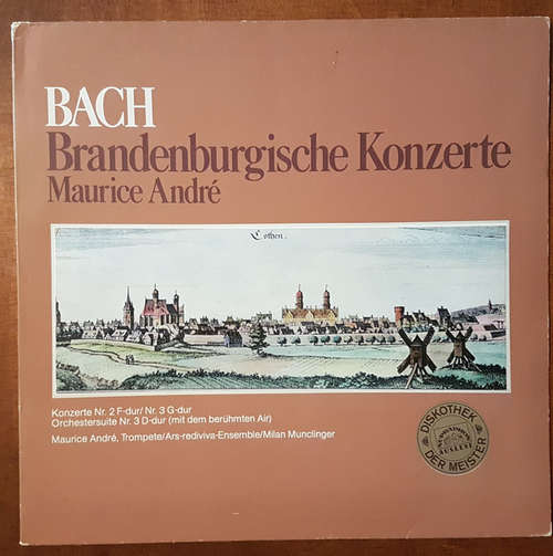 Cover Bach*, Ars Rediviva Ensemble, Maurice André - Brandenburgische Konzerte (LP, Club, S/Edition) Schallplatten Ankauf