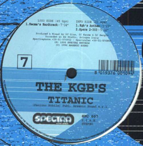 Cover KGB's, The - Titanic (12) Schallplatten Ankauf