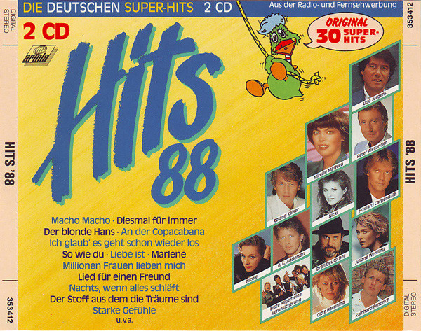 Bild Various - Hits '88 - Die Deutschen Super-Hits (2xCD, Comp) Schallplatten Ankauf