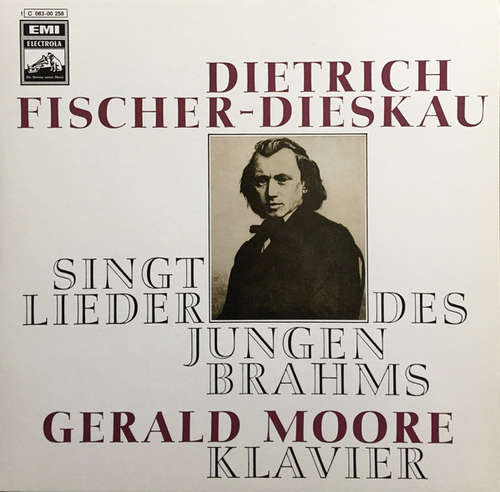 Cover Gerald Moore, Johannes Brahms, Dietrich Fischer-Dieskau - Singt Lieder des jungen Brahms (LP, Album) Schallplatten Ankauf