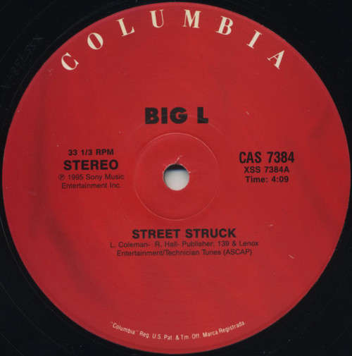 Cover Big L - Street Struck (12, RE) Schallplatten Ankauf