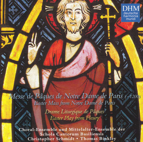 Cover Schola Cantorum Basiliensis, Christopher Schmidt, Thomas Binkley - Messe de Pâques de Notre Dame de Paris (~1200) (2xCD, Album) Schallplatten Ankauf