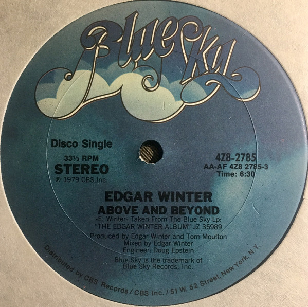 Cover Edgar Winter - Above And Beyond (12) Schallplatten Ankauf