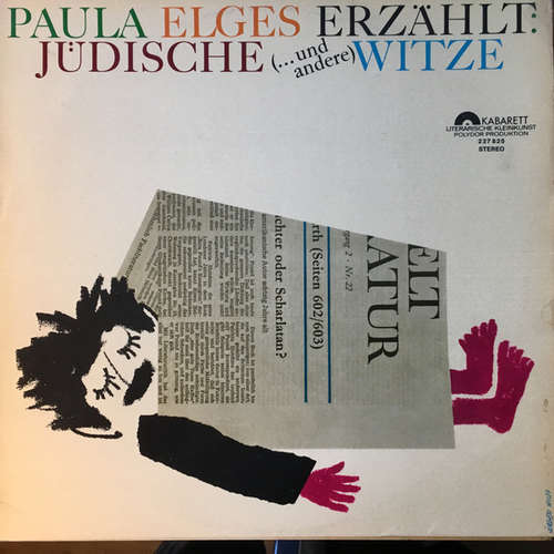 Cover Paula Elges - Paula Elges Erzählt Jüdische (...Und Andere) Witze (LP) Schallplatten Ankauf