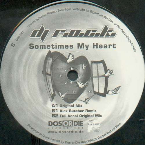 Cover DJ R.O.C.K. - Sometimes My Heart (12, Promo) Schallplatten Ankauf