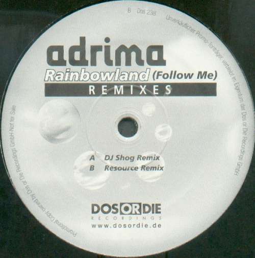 Cover Adrima - Rainbowland (Follow Me) (Remixes) (12, Promo) Schallplatten Ankauf