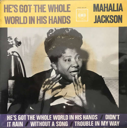 Cover Mahalia Jackson - He's Got The Whole World In His Hands (7, EP) Schallplatten Ankauf