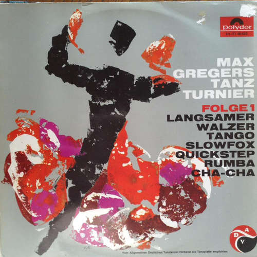 Cover Max Greger - Max Gregers Tanz Turnier Folge 1 (LP, Mono) Schallplatten Ankauf