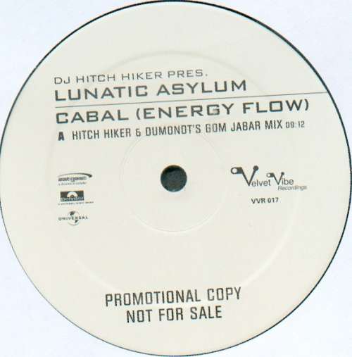 Cover DJ Hitch Hiker Pres. Lunatic Asylum - Cabal (Energy Flow) (12, Promo) Schallplatten Ankauf