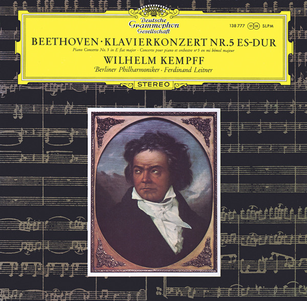 Cover Beethoven*, Wilhelm Kempff, Berliner Philharmoniker · Ferdinand Leitner - Klavierkonzert Nr. 5 Es-dur (LP, RE) Schallplatten Ankauf