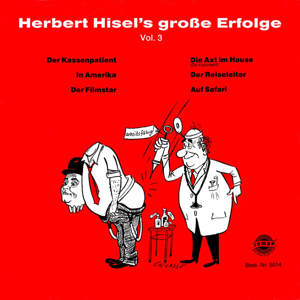 Cover Herbert Hisel - Herbert Hisel's Große Erfolge (Vol. 3) (LP, Comp) Schallplatten Ankauf