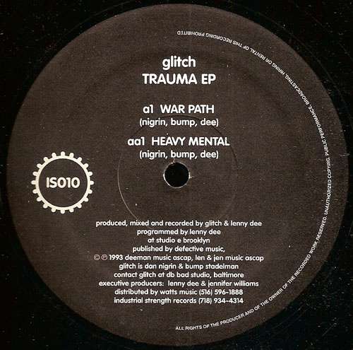 Cover Glitch - Trauma EP (12, EP) Schallplatten Ankauf