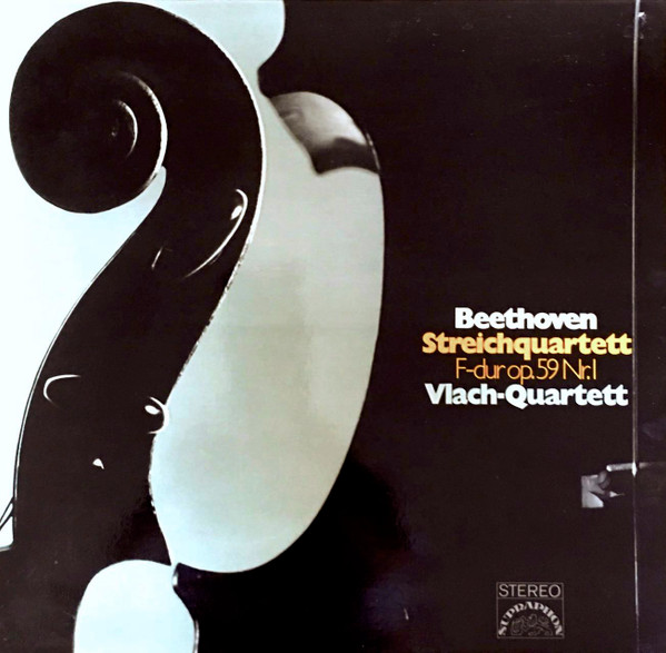 Cover Beethoven*, Vlach-Quartett* - Streichquartett F-dur Op. 59 Nr. 1 (LP) Schallplatten Ankauf