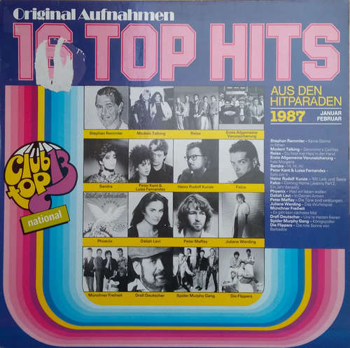 Cover Various - 16 Top Hits Aus Den Hitparaden (Januar/Februar 1987) (LP, Comp) Schallplatten Ankauf