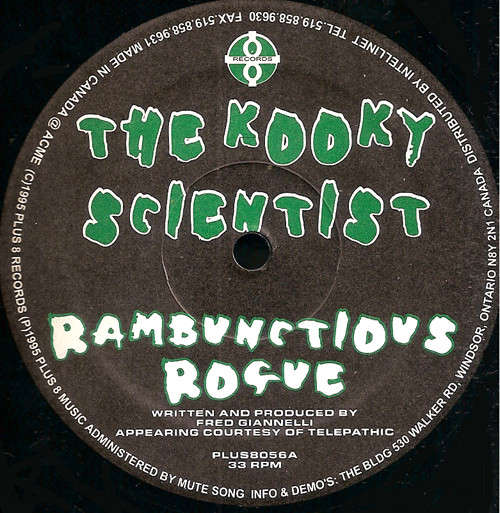 Cover The Kooky Scientist - Rambunctious (12) Schallplatten Ankauf