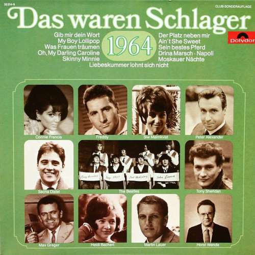 Cover Various - Das Waren Schlager 1964 (LP, Comp, Club) Schallplatten Ankauf