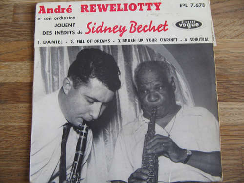 Cover André Réwéliotty Et Son Orchestre - Jouent Des Inédits De Sidney Bechet (7, EP) Schallplatten Ankauf