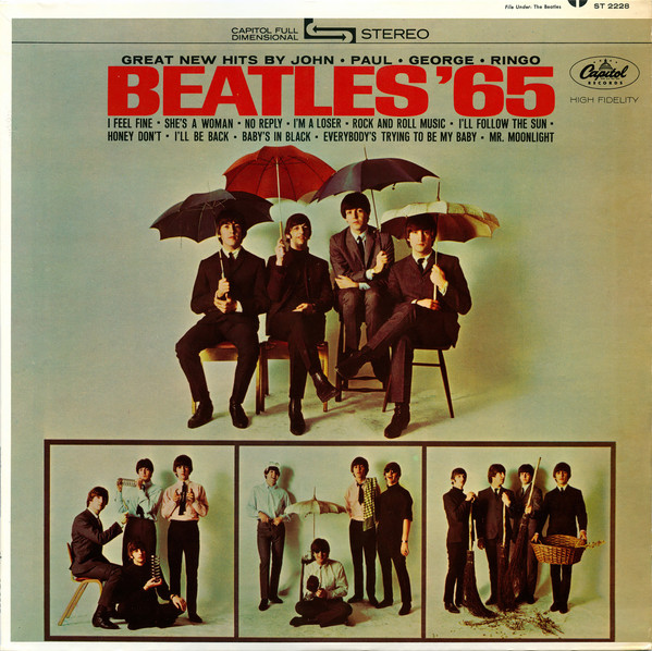 Cover The Beatles - Beatles '65 (LP, Album, Scr) Schallplatten Ankauf